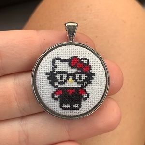 ❤️Hello Kitty Stitched Necklace❤️